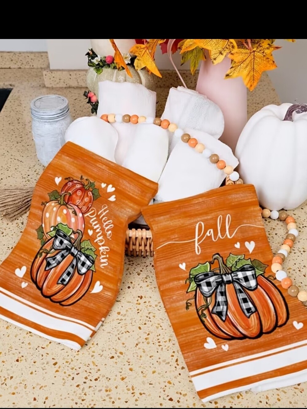 Fall Wash Cloth Towels (2)